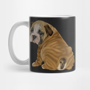 Cute English Bulldog Puppy Mug